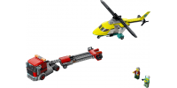 LEGO CITY Le transport de l’hélicoptère de sauvetage 2022
